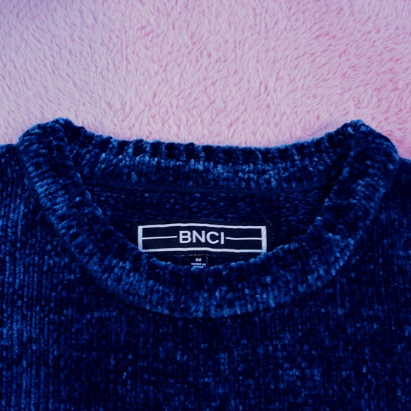 NWOT Nordstrom BNCI Blanc Noir Chenille Pullover - Picture 6 of 7